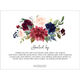 Burgundy Floral Topper Invitations Image 3 of 5